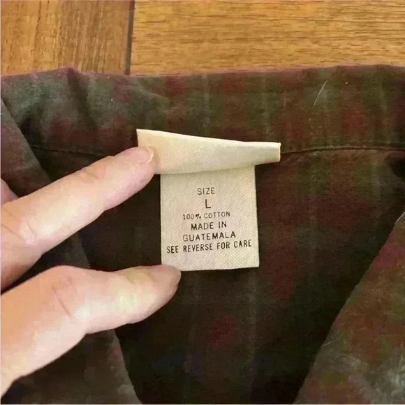 Vintage Maurice's 2 Piece Set Skirt and Button Up Top Plaid Size 8/L - Picture 9 of 15